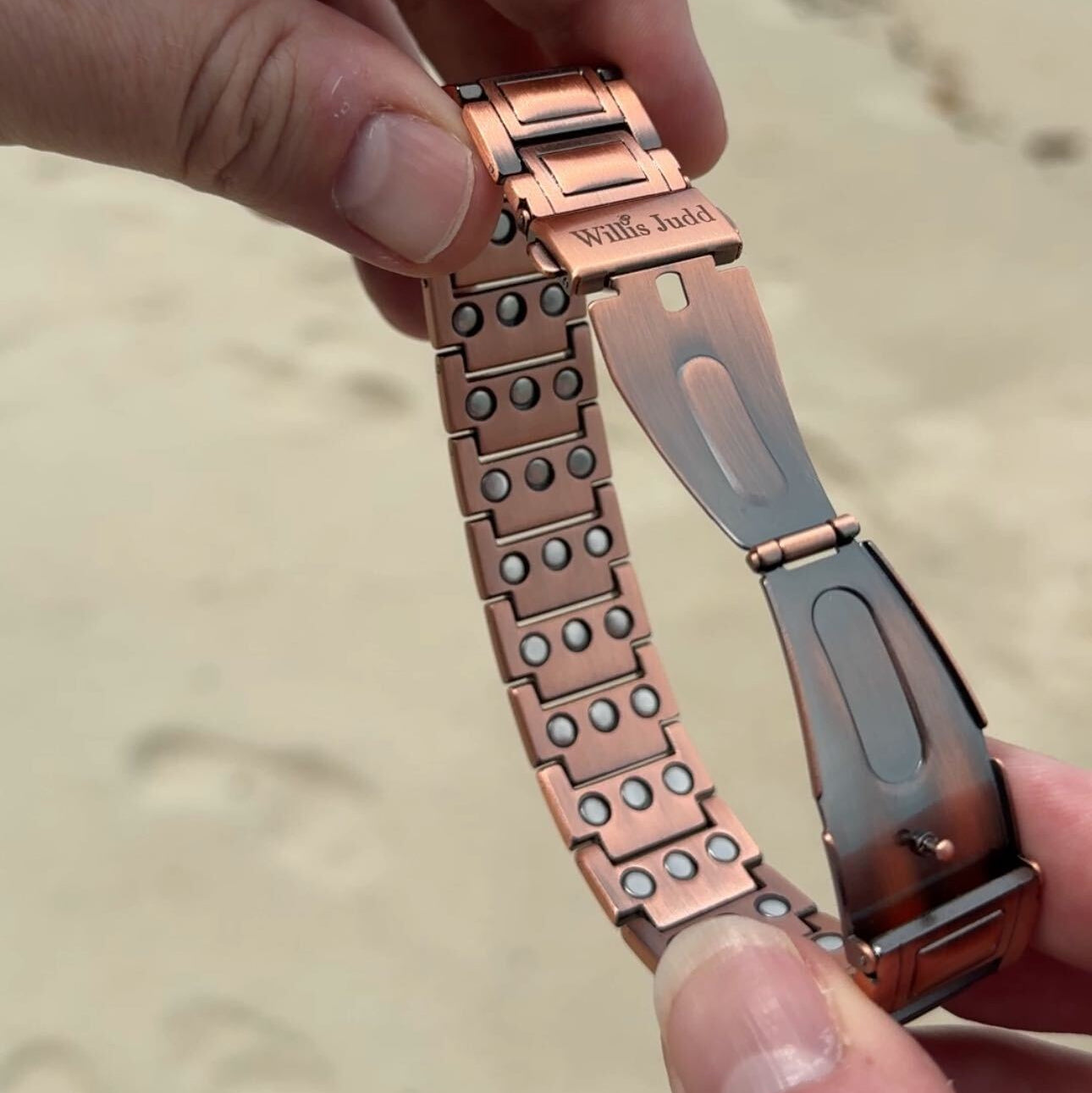 Men's Copper Magnetic Bracelet TRIPLE Power-6 Magnets