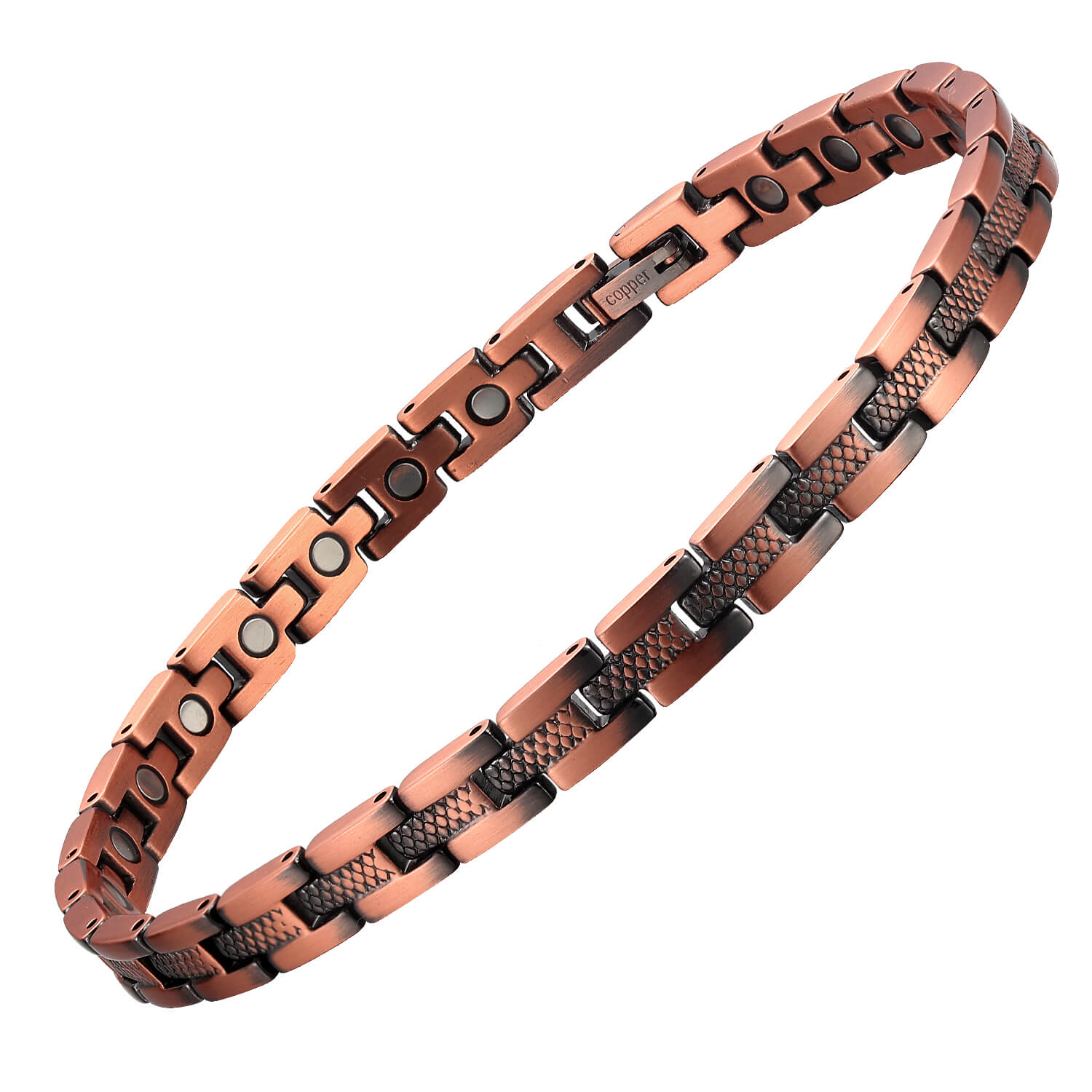 Ladies Copper Magnetic Anklet