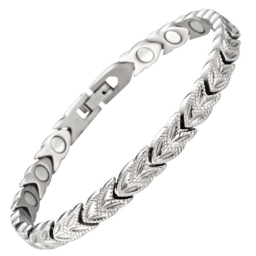 Ladies Magnetic Therapy Bracelet (Titanium)