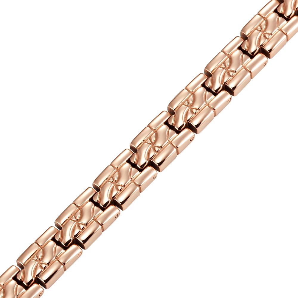 Ladies Magnetic Bracelet- Rose Gold Titanium