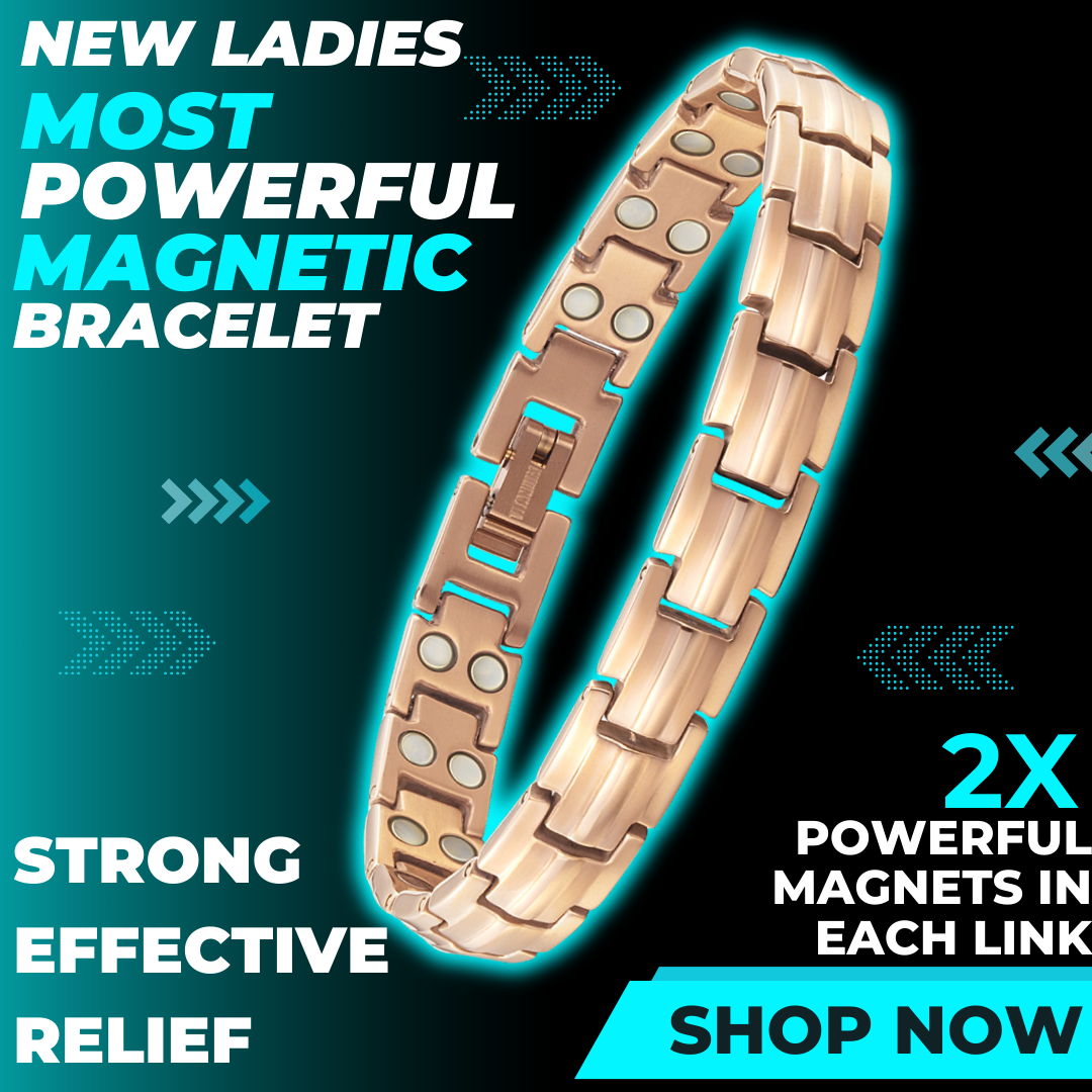 Strongest Magnetic Bracelet For Ladies - New 2024 Model - Rose Gold