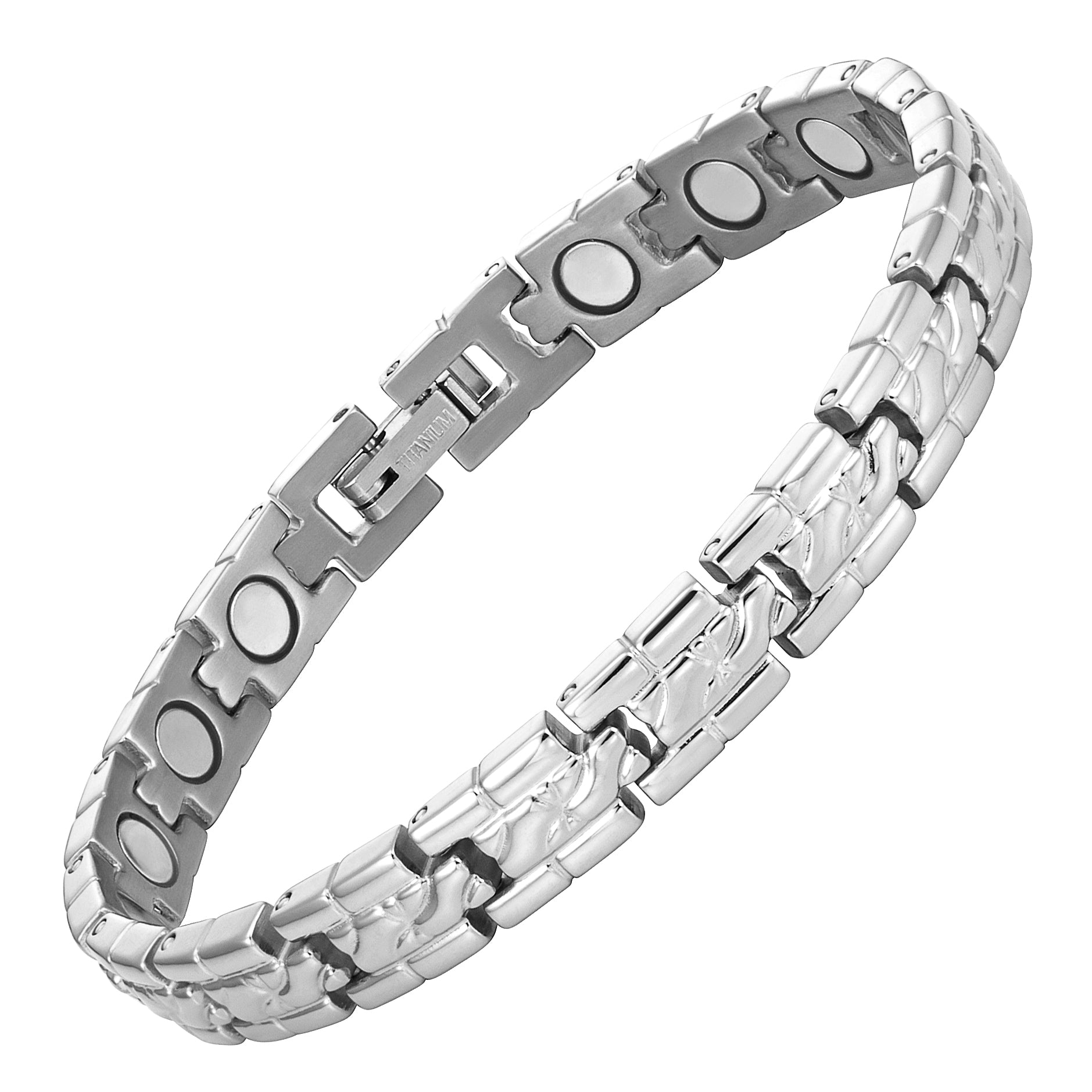 Ladies Magnetic Bracelet Silver