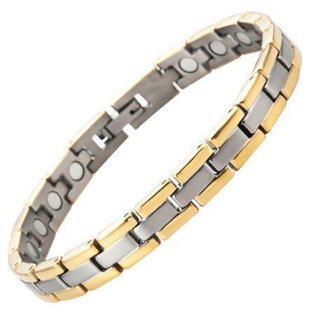 New Ladies Titanium Magnetic Bracelet Free Adjuster Gift Box