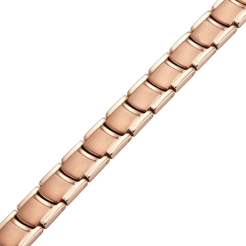 New Ladies Rose Titanium Bracelet with Free Adjuster and Gift Box