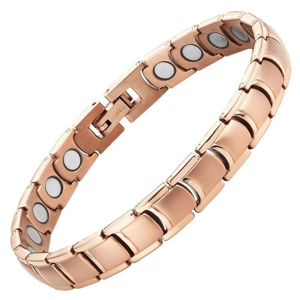 New Ladies Rose Titanium Bracelet with Free Adjuster and Gift Box